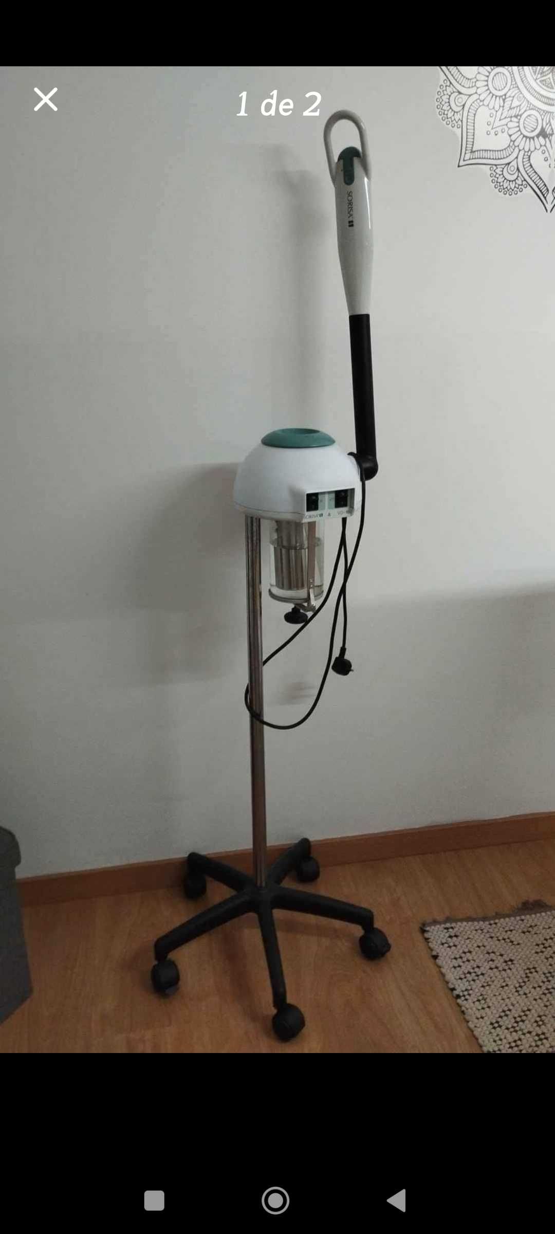 Vaporizador de rosto de pé