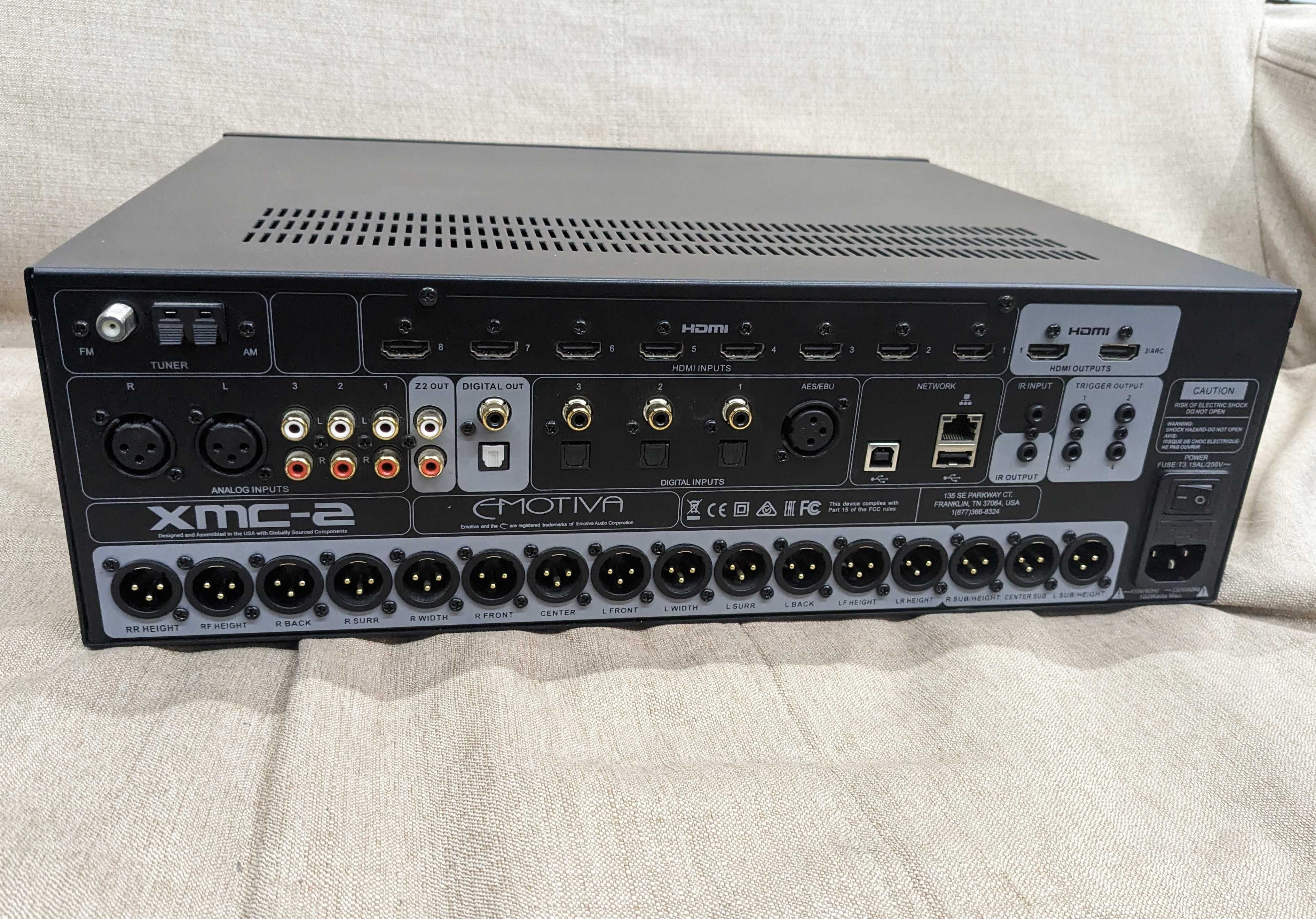 Emotiva XMC-2 AV  16 канальный процессор Dolby Atmos, DTS Master Audio