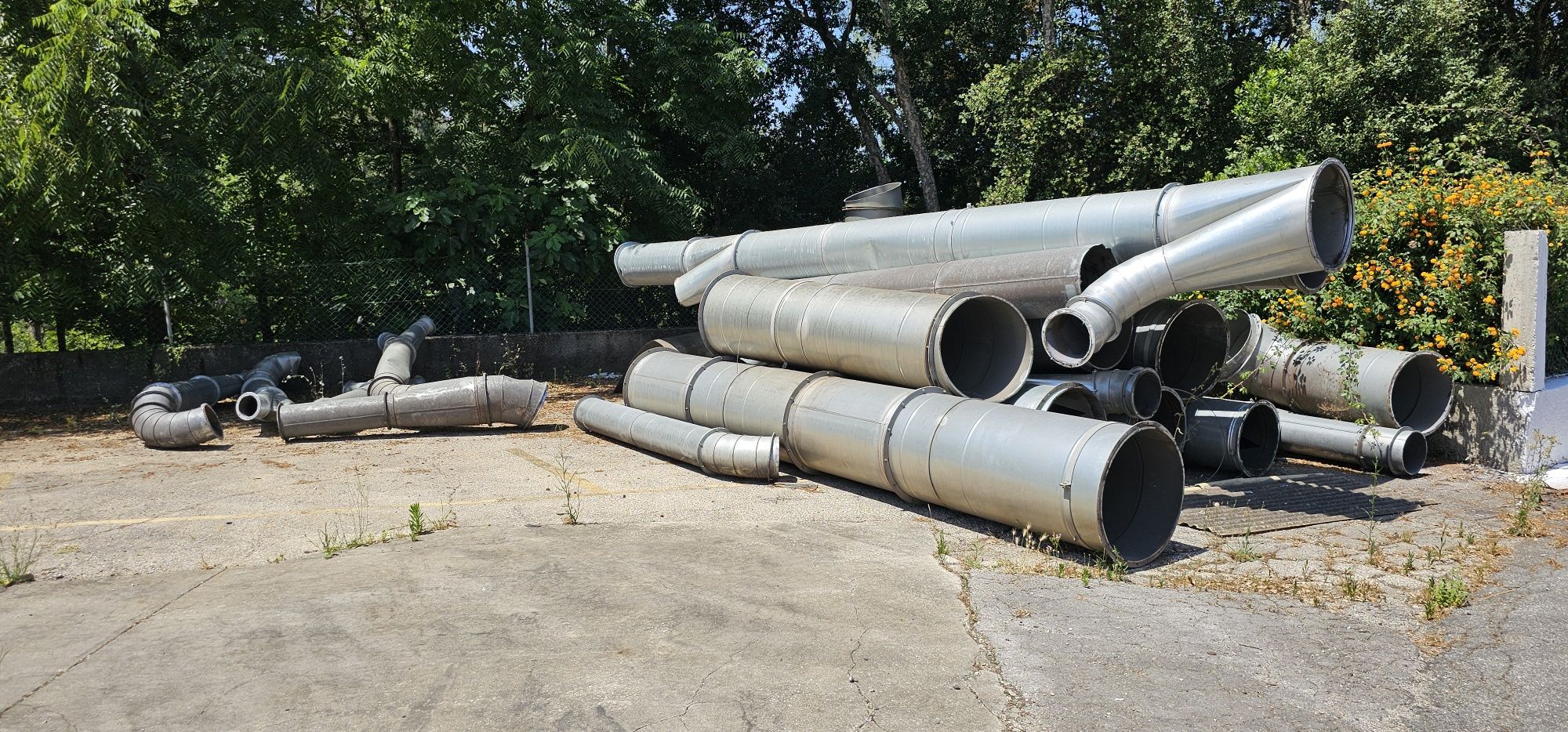 Tubagem de ventilação industrial