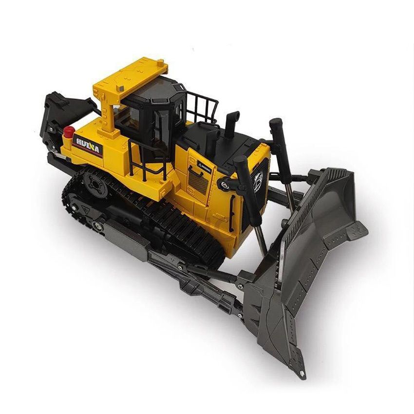 Máquina Arrasto RC Bulldozer Escarificadora HUINA 1554/1569 Li-po 1:16