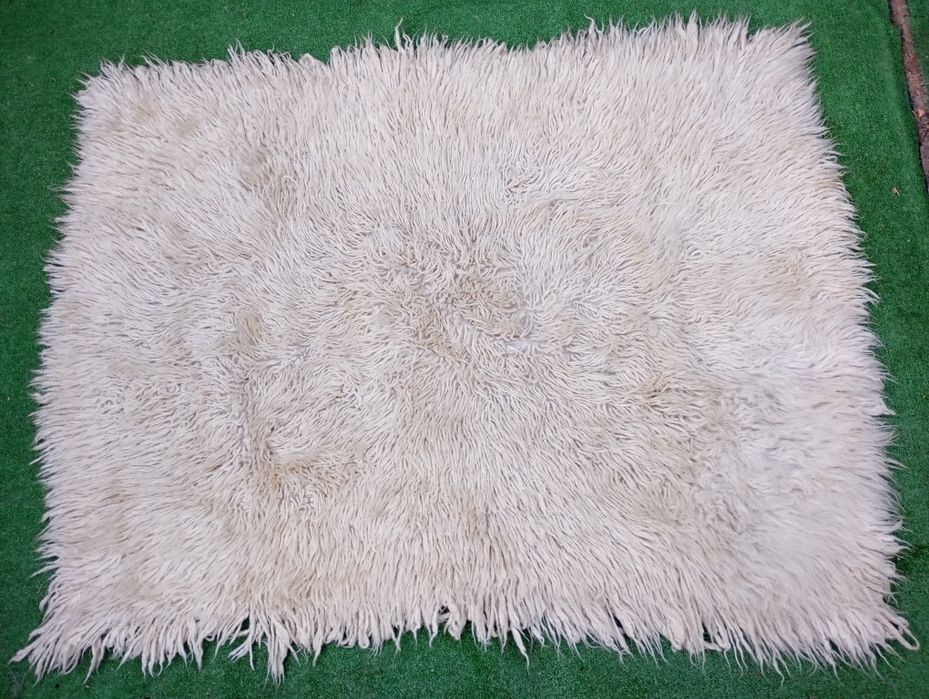 FLOKATI WEŁNIANE - Narzuta, Pled, Dywan 140 x 110cm