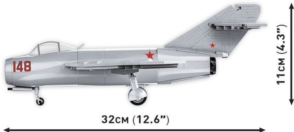 Klocki COBI 2416 Radziecki Samolot MIG-15 FAGOT