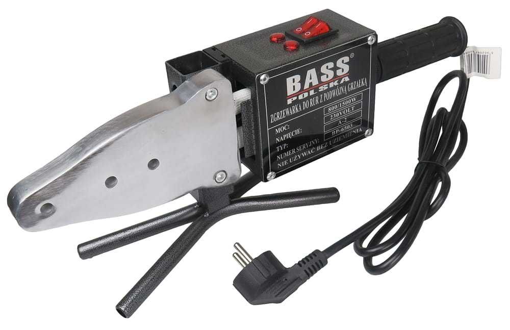 BASS POLSKA Zgrzewarka Rur Zgrzewania Pp Pcv 1500w Matryce BP6503