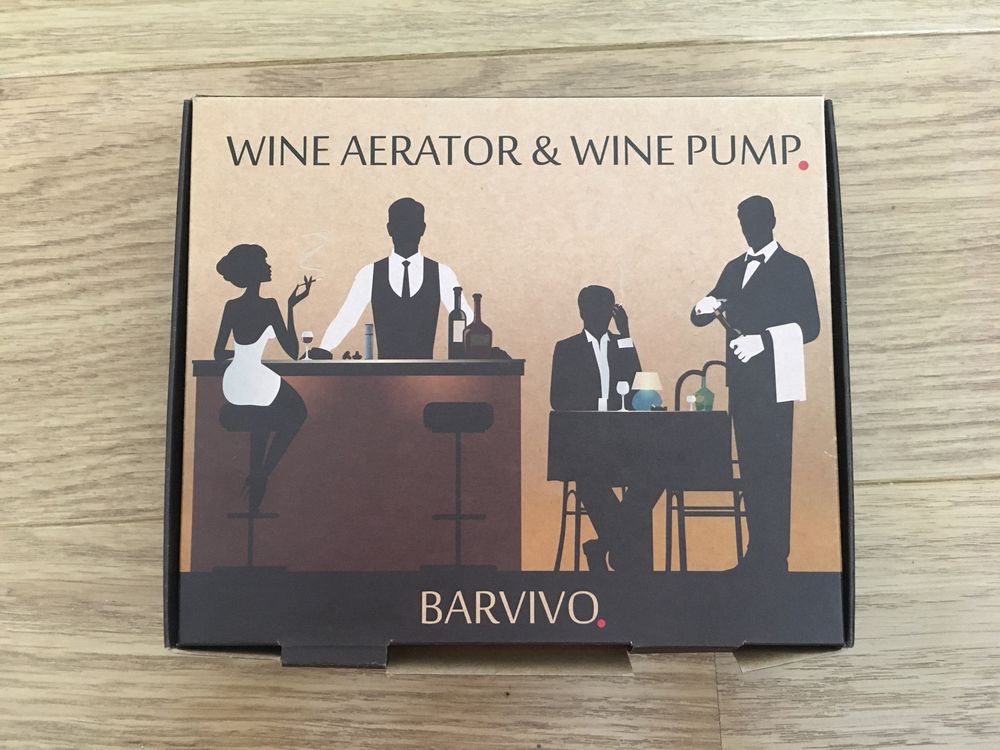 Set para Garrafas de Vinho BarVivo, Wine Aerator & Wine Pump BarVivo