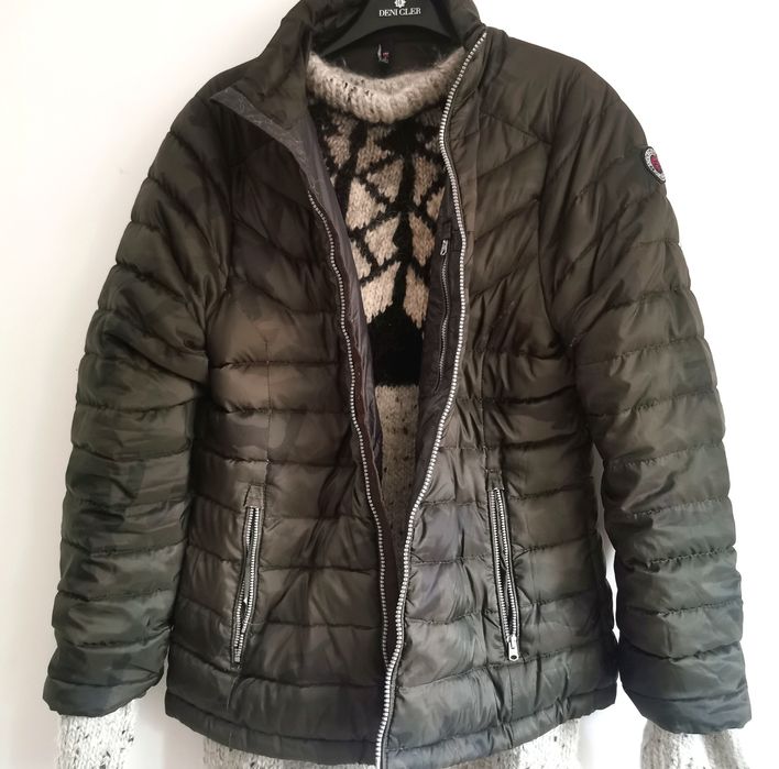 Abercrombie&Fitch puchowa kurtma moro