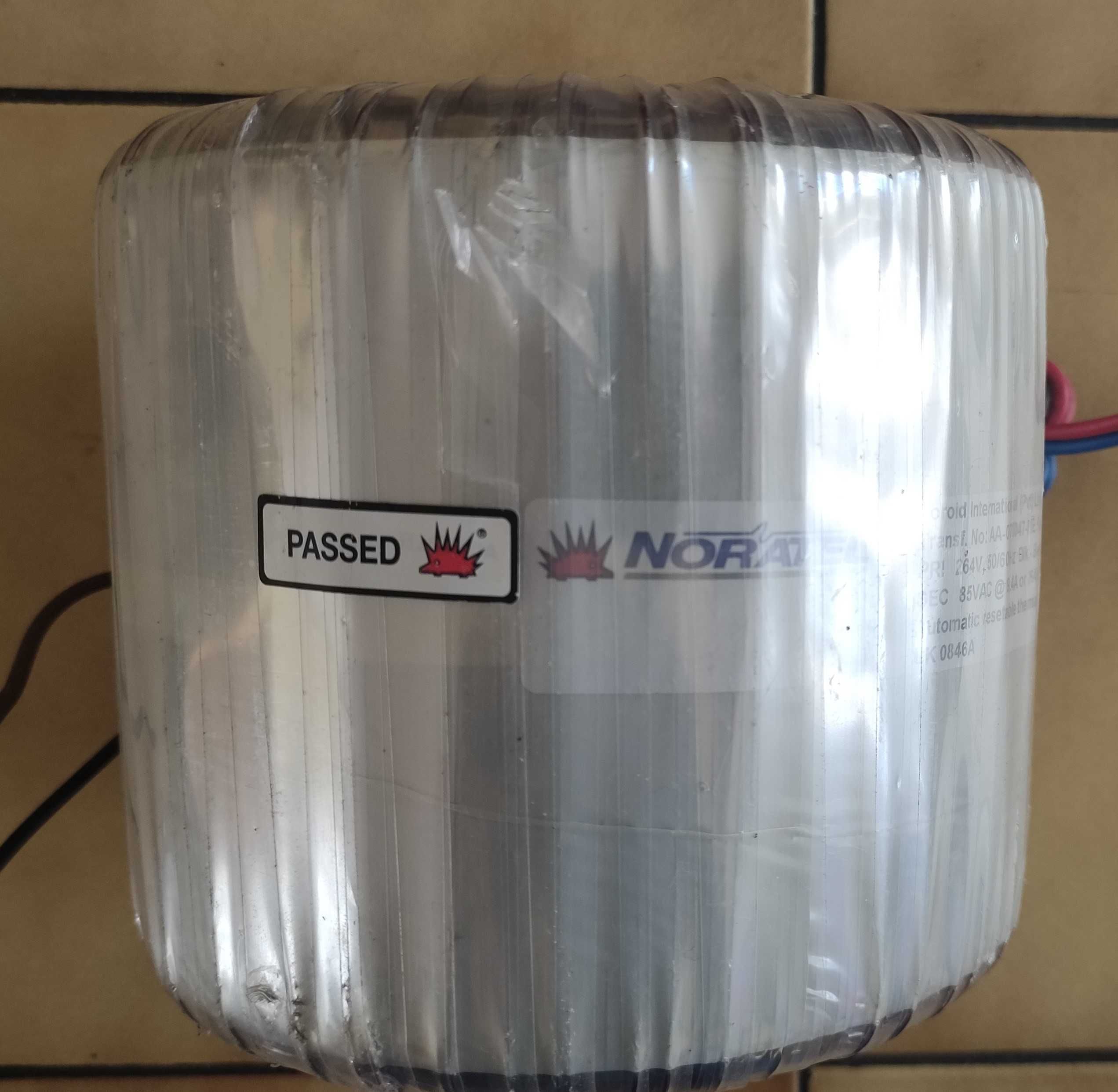 Transformator TOROID Noratel typu AA070047-ME, 264V 50/60Hz ok. 800VA
