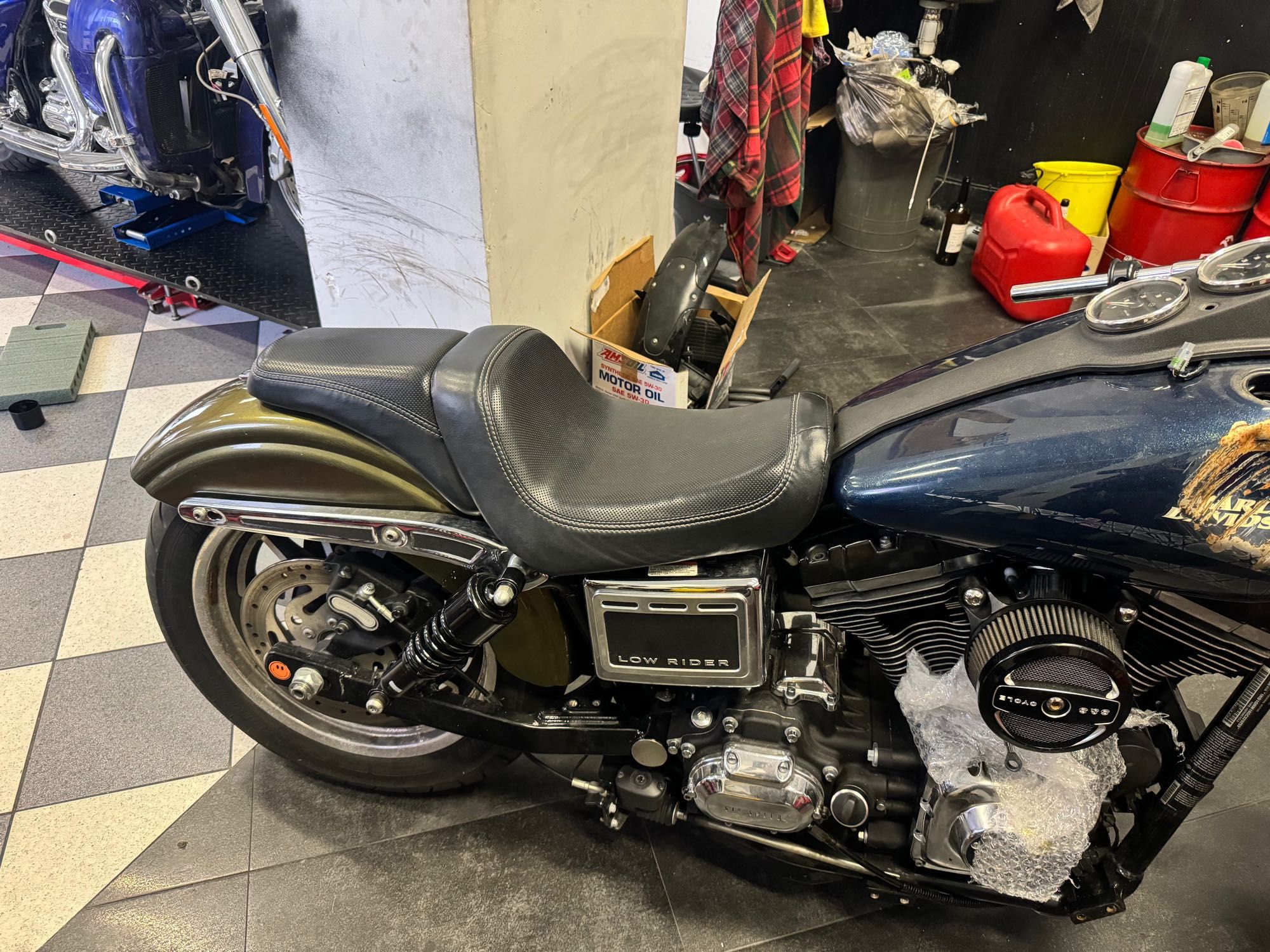 Harley siedzenie Dyna Fat Bob Street Bob FXDF FXDB podwójna kanapa