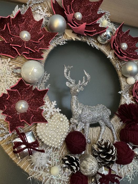 Новорічний віночок + подарунок