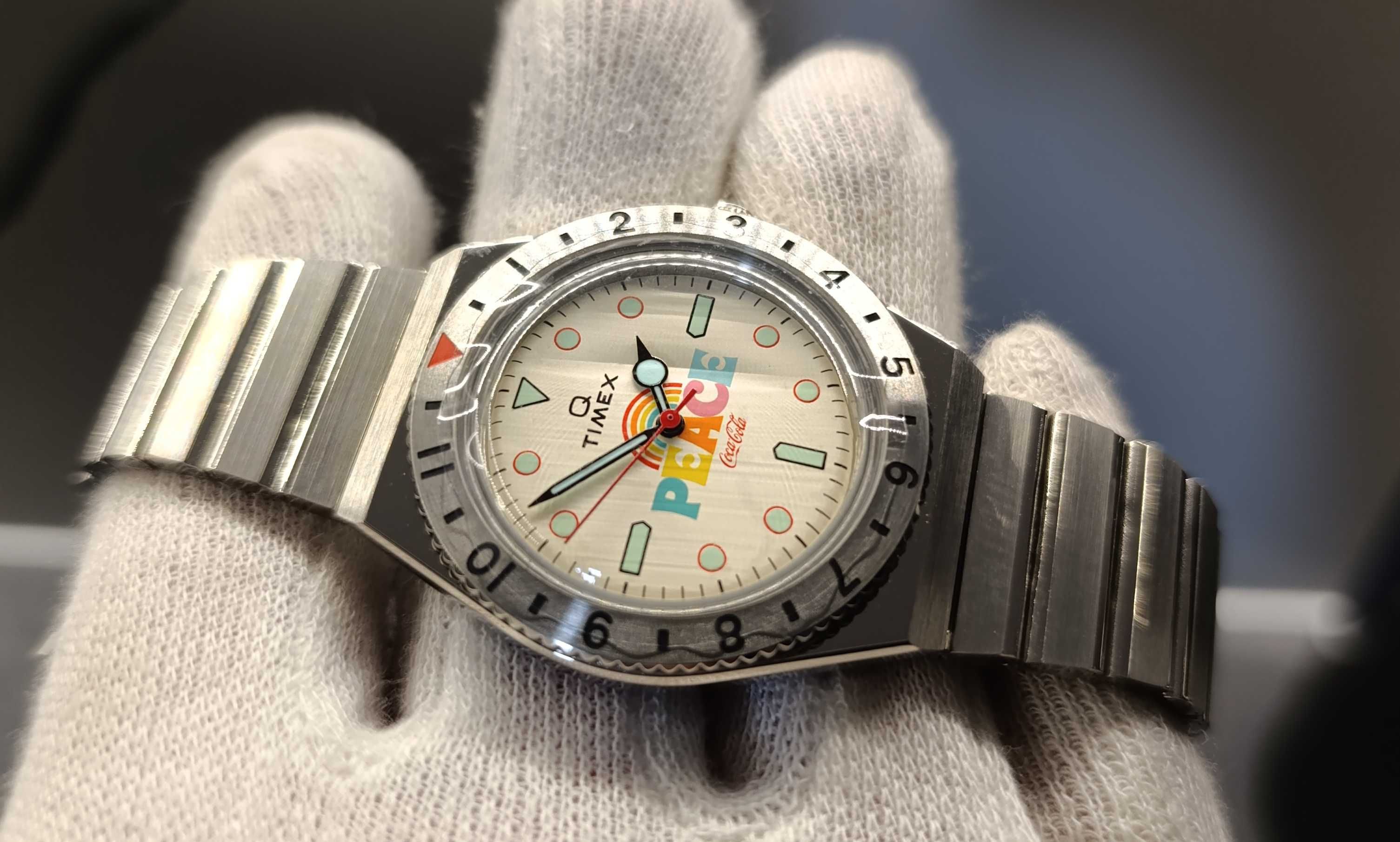Nowy Zegarek Timex jubileuszowy Coca-Cola 1971, unisex TW2V25800