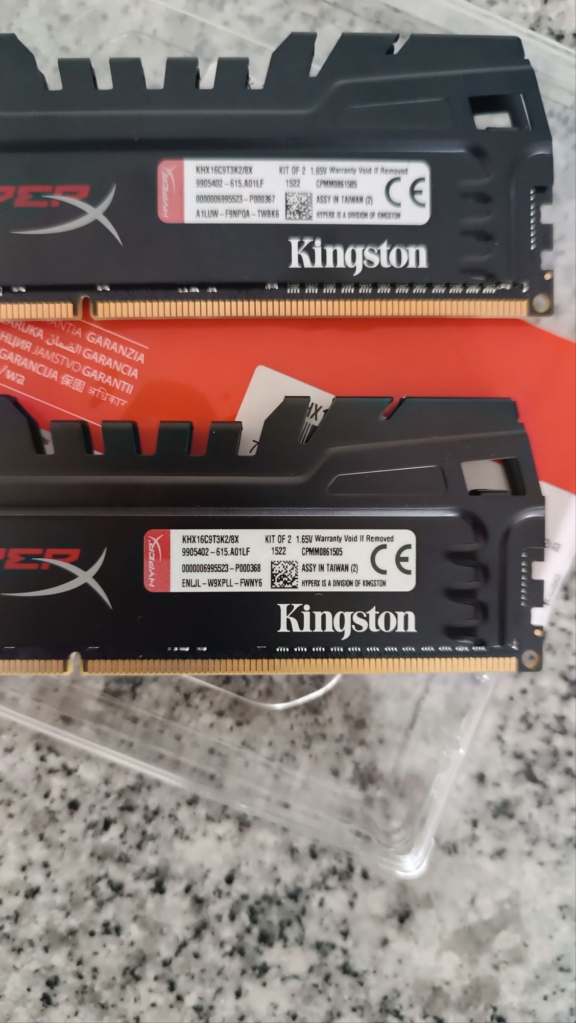Kingston Fury Hyper X 2x4gb DDR3 1600mhz