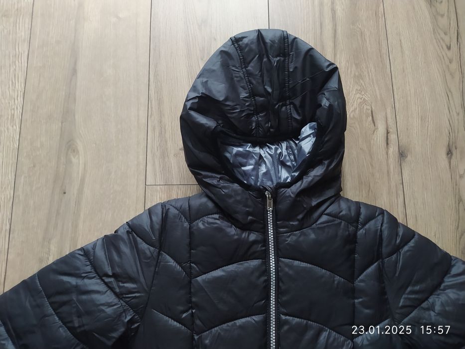 Kurtka dziewczęca czarna Next rozm. 122cm