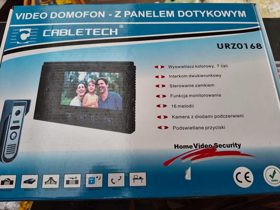 Wideodomofon domofon Cabletech URZ0168 dotykowy panel