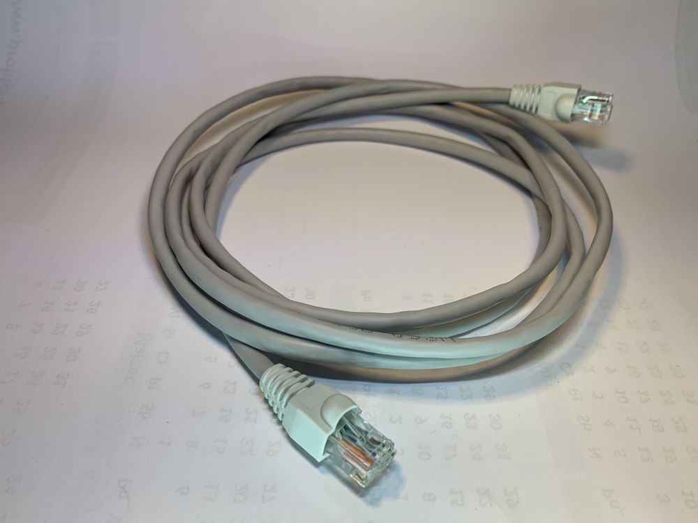 Kabel Sieciowy UTP 5e SZARY 10m