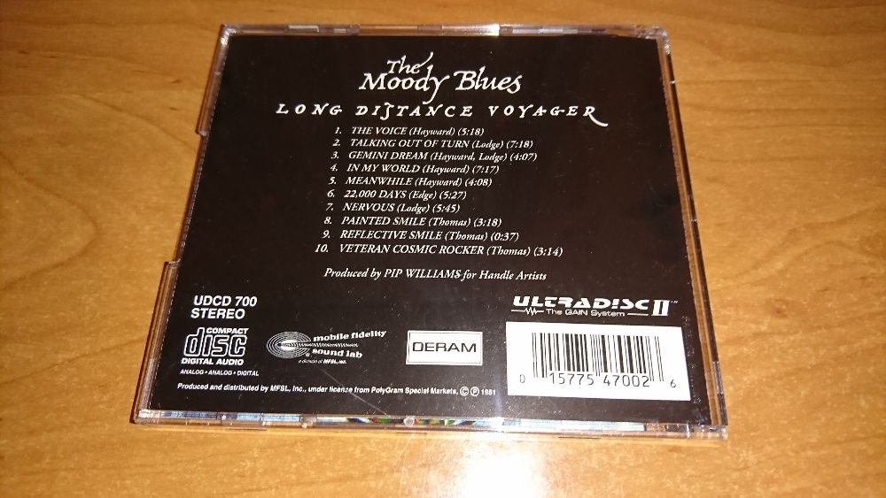 The Moody Blues - Long Distance Voyager - MFSL - 24Kt Gold CD