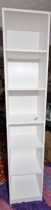 Regał witryna szafka na ksiazki biała