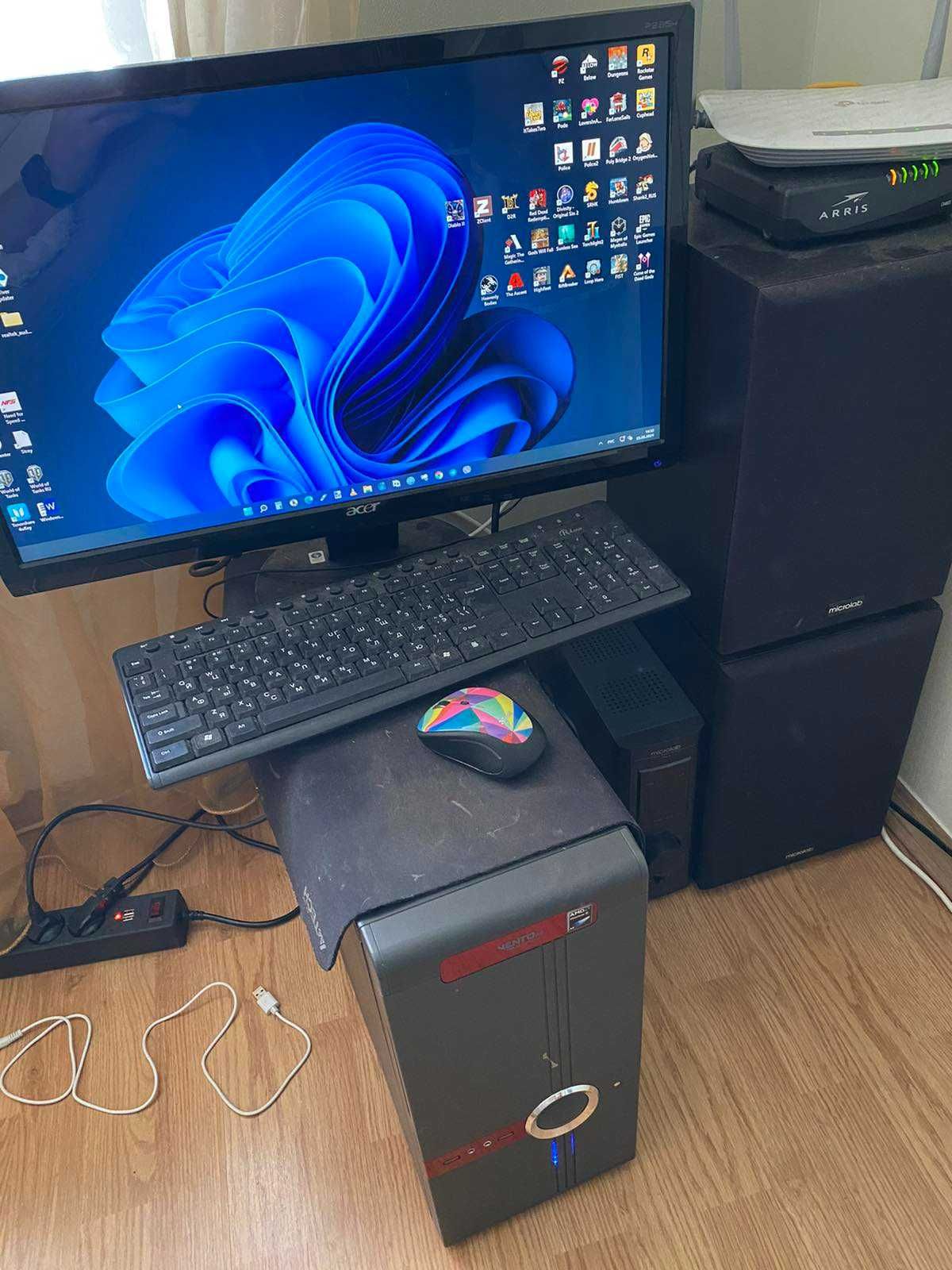 Системний блок Ryzen 3 4300G, 16GB DDR4, SSD 100GB, MSI B550M-A Pro