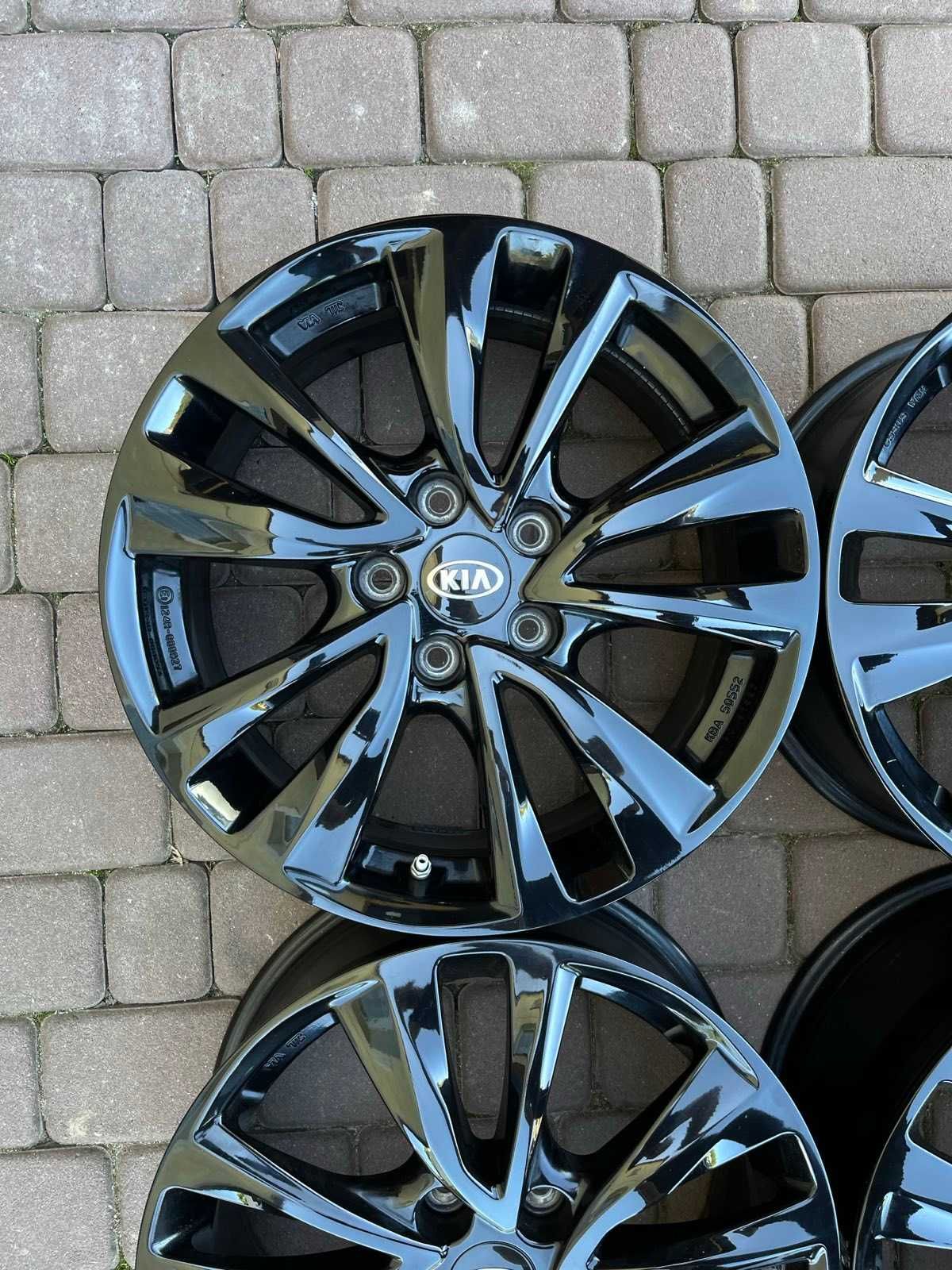 Alufelgi Kia 5x114,3 17 cali Czujniki X-Ceed Sportage Sorento Czarne