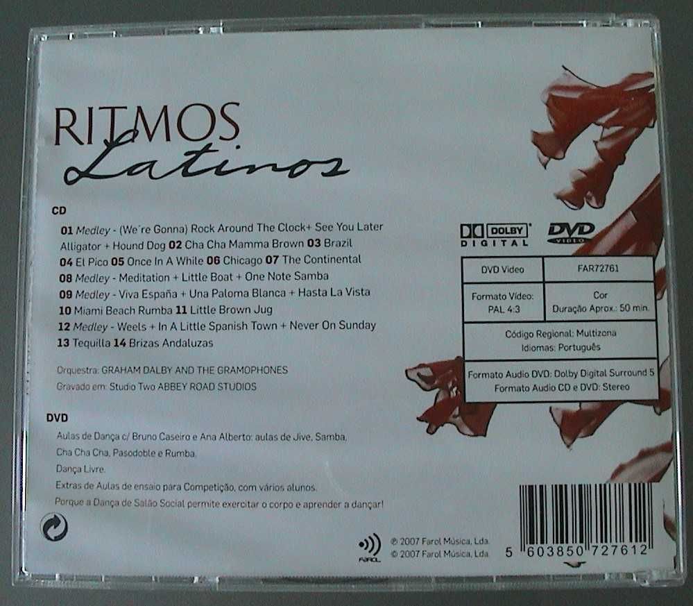 RITMOS de DANÇA-O preço é o total dos 4 CDS. Portes incluídos.