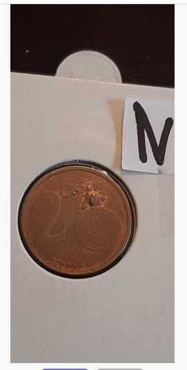 Niemcy 2 Euro cent 2003  DESTRUKT mennica "F"