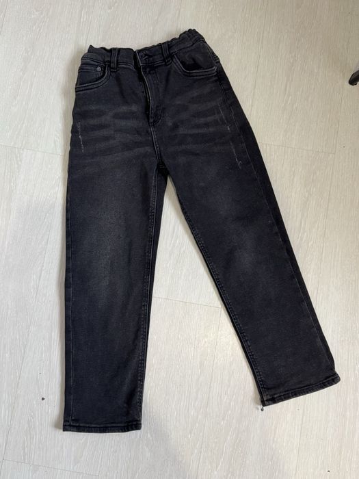 Чорні дитячі джинси mom reserved zara hm