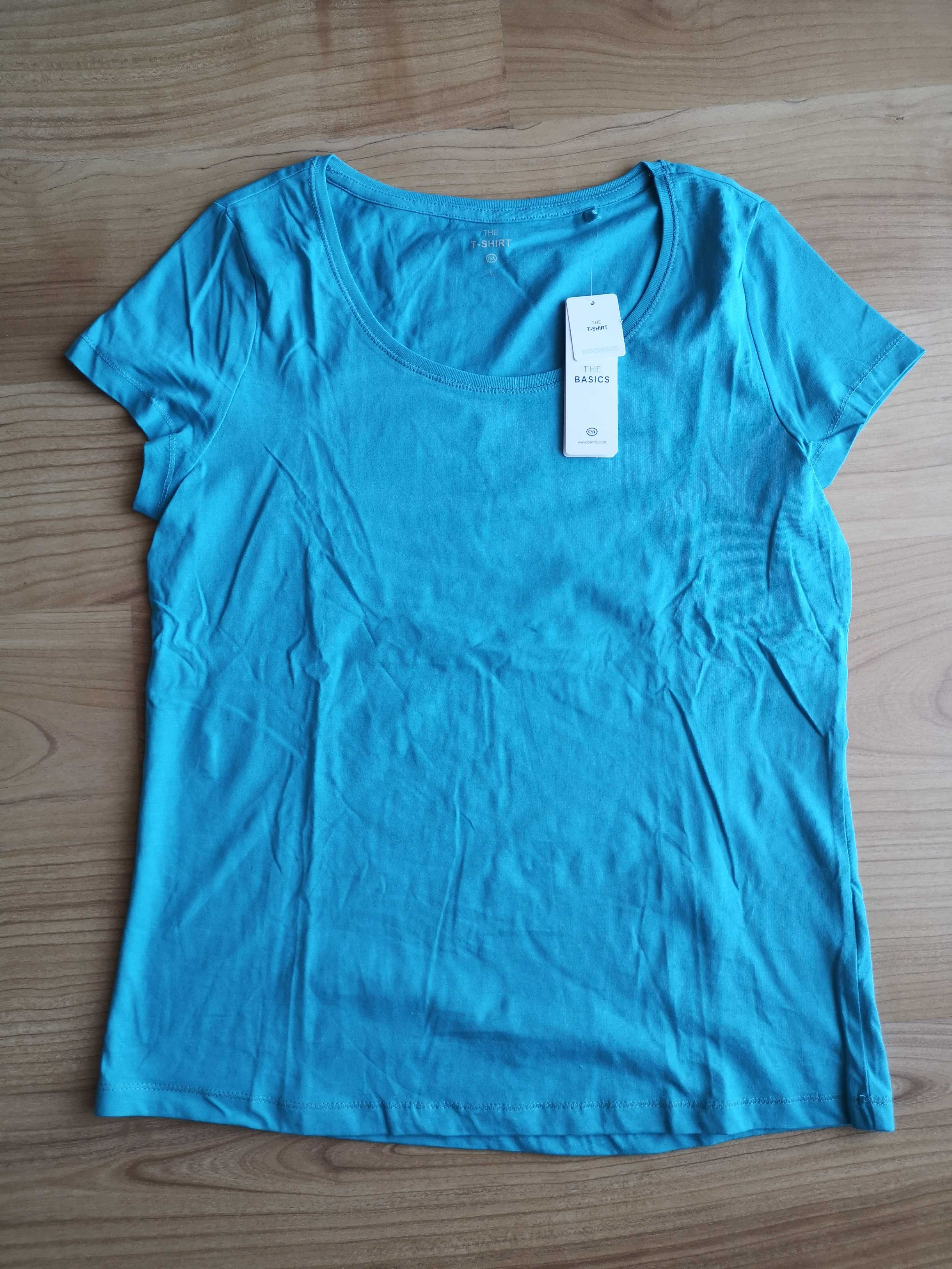 T-Shirt Azul, nova, C&A, L