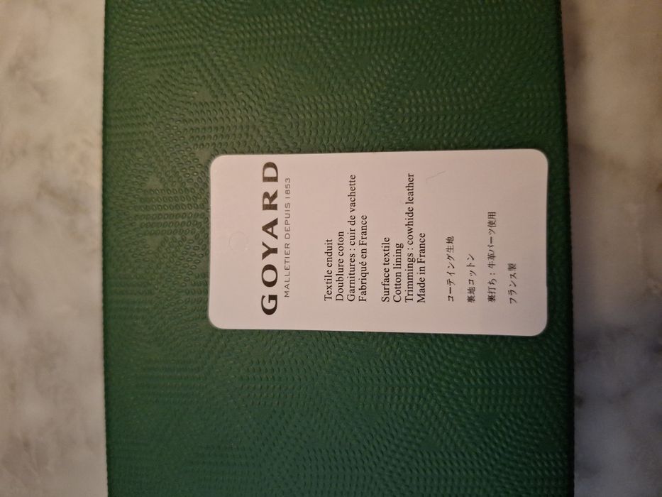 Goyard Card Holder Azul