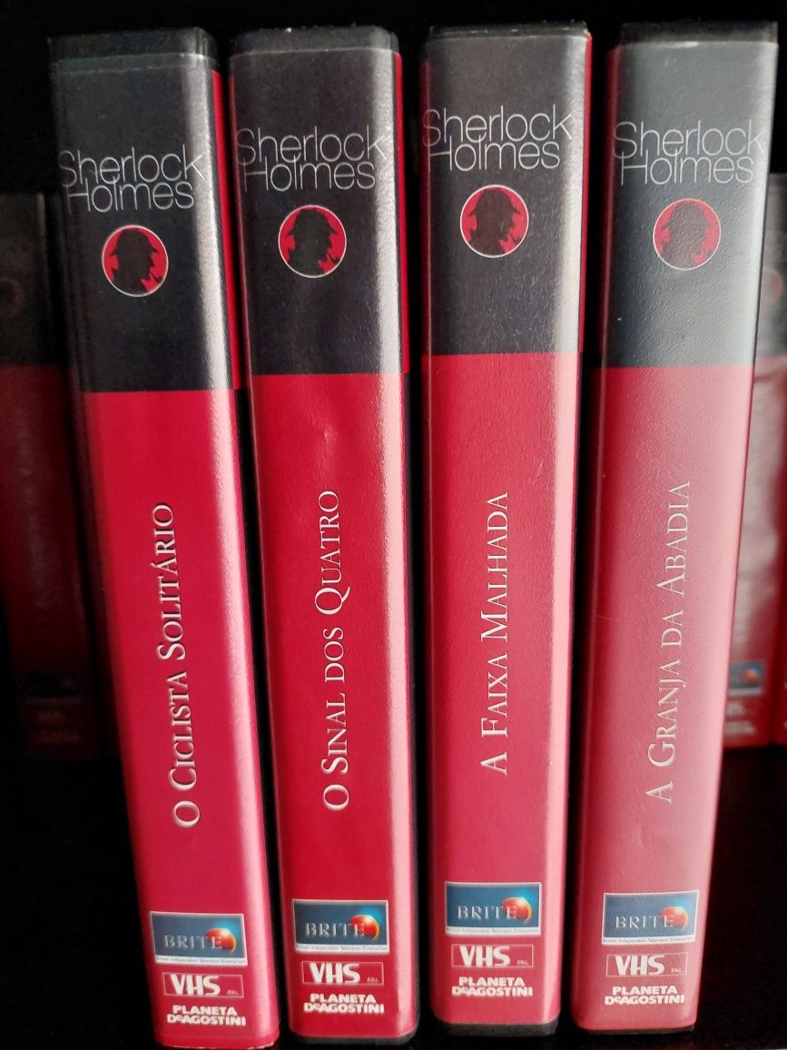 Coleção Sherlock Holmes - 26 VHS novas
