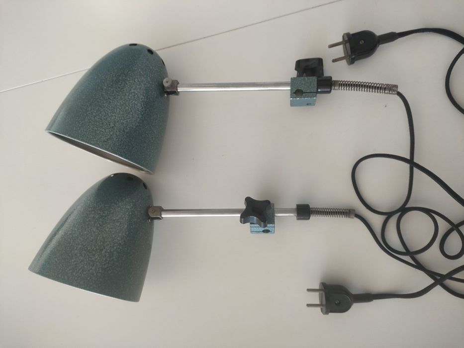 Lampy biurkowe PRL Oldschool cena za 2 szt.