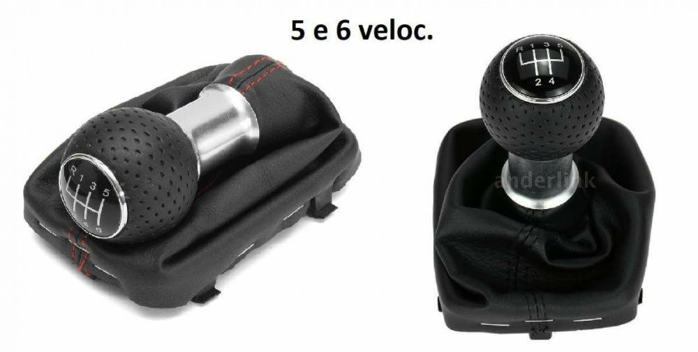 Moca manete de 5 e 6 velocidades audi A3 s3 8l de 00-03 Nova ( PELE )