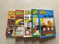 coleção de livros "Uma aventura"
