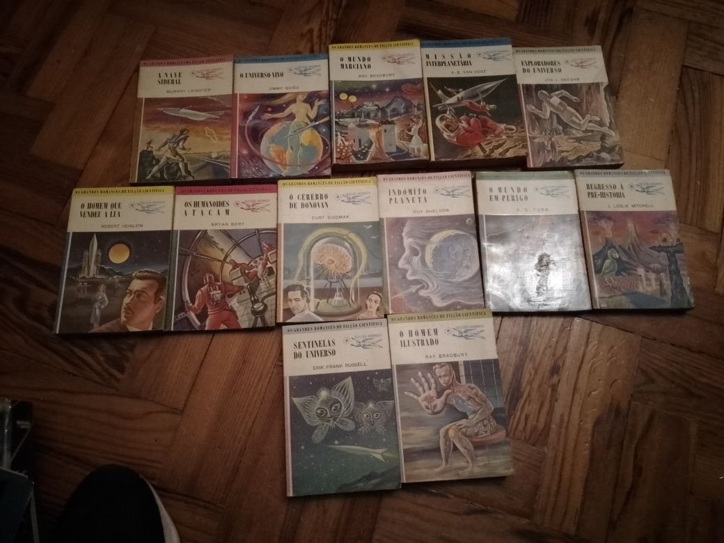 Livros Números muito baixos da coleçao F.cientifica  argonauta Desde2E
