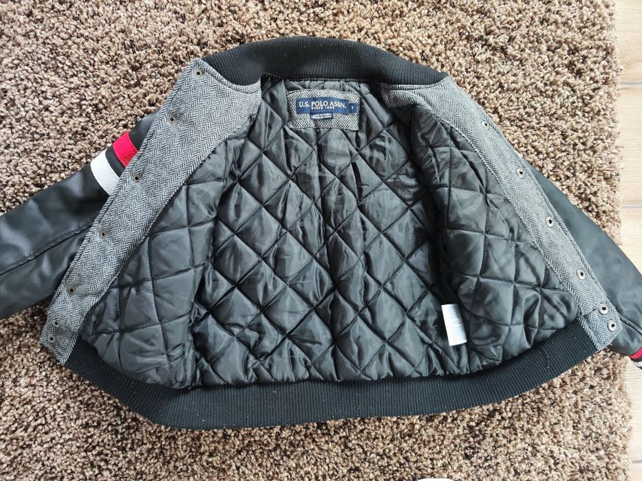 Курточка стеганая U.S.Polo на 7лет рост 122