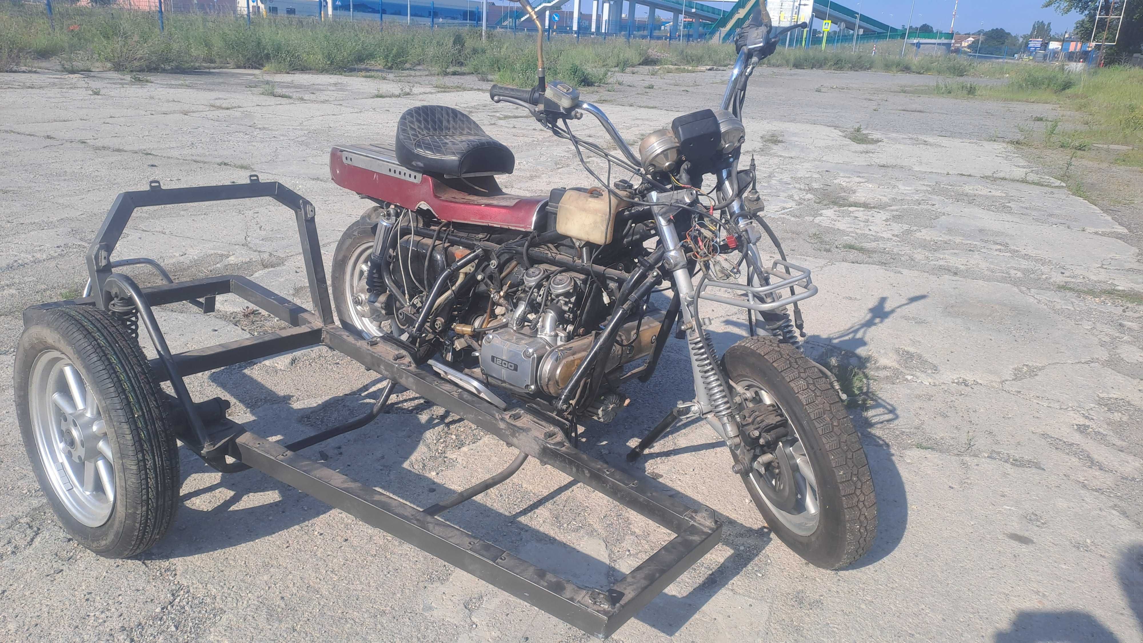 Honda Goldwing GL1200 2 szt z wózkiem bocznym koszem jedyny w Europie