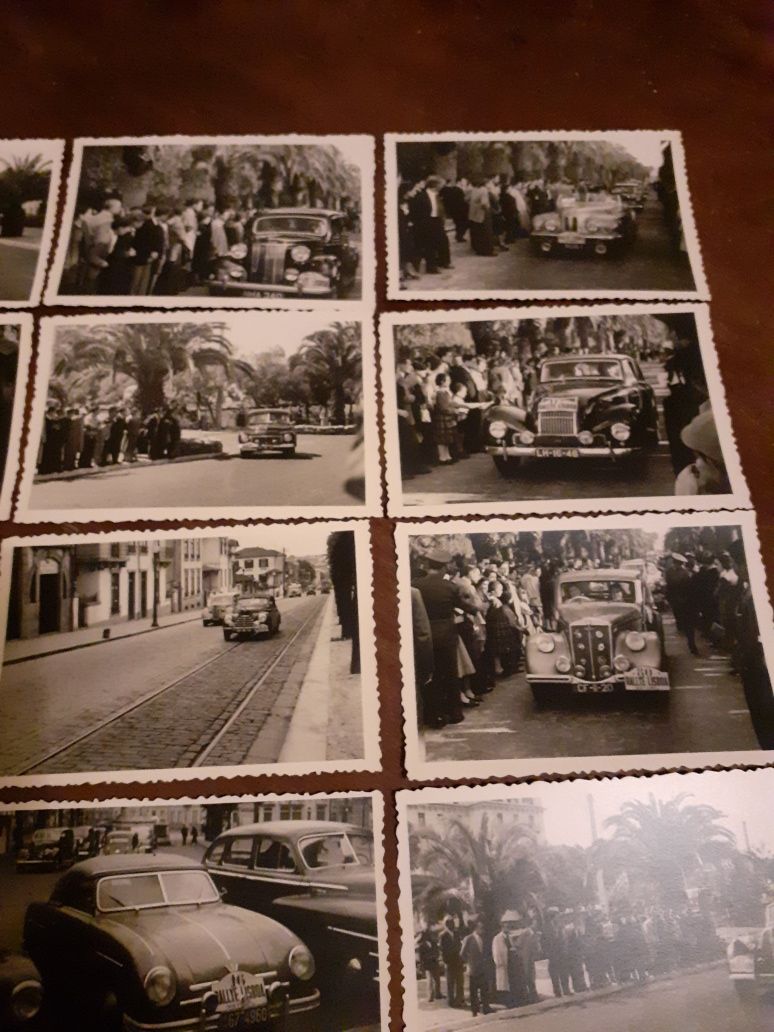 1947? Rallye Lisboa estoril x24 fotos originais raras automobilia
