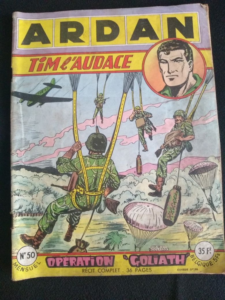 Komiks Ardan Operacja Goliat 1956 No. 50