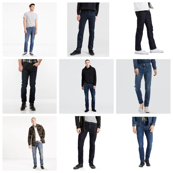 Джинсы Levi's классика Левис Levis 501 502 505 511 512 541 712 720 721