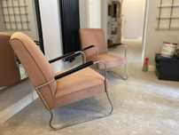 Fotel Zadziele, bauhaus, mid century, vintage design, Mucke Melder.