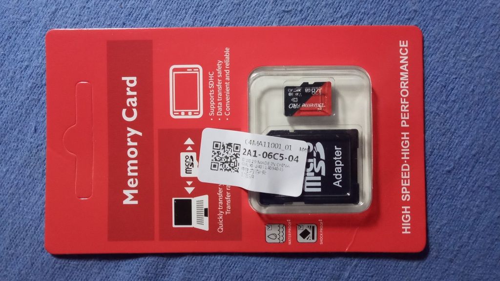 Карты памяти  Extreme и Lenovo 128 Gb pro plus micro sd memory card