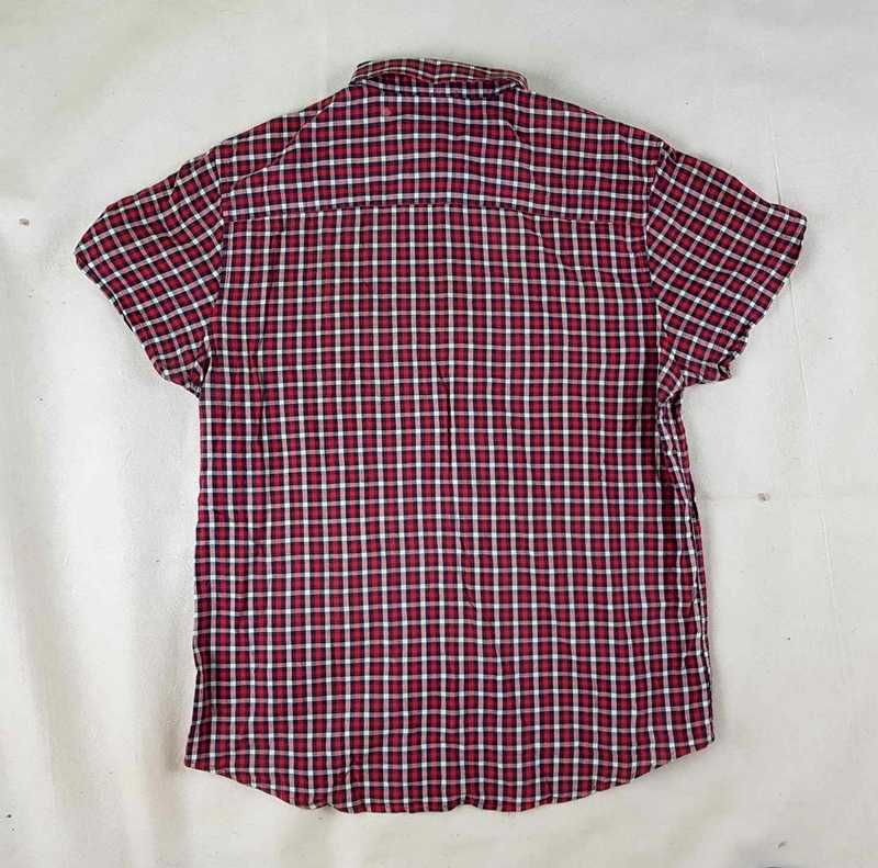 Męska koszula Wrangler Regular czerwona kratka - XL