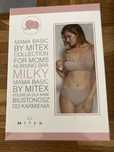 Stanik biustonosz do karmienia 85 B Milky Mitex Nowy czarny
