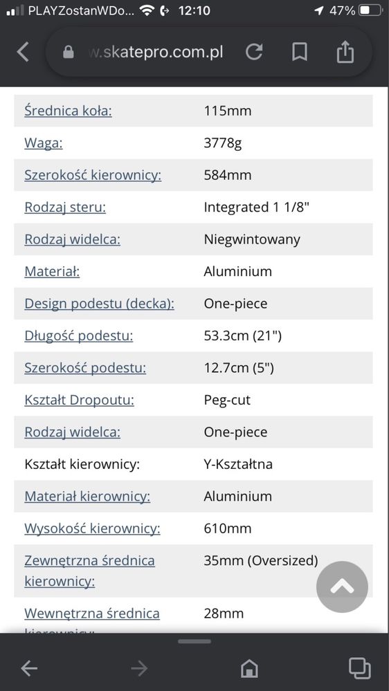 Hulajnoga wyczynowa AO Bloc Stunt Scooter