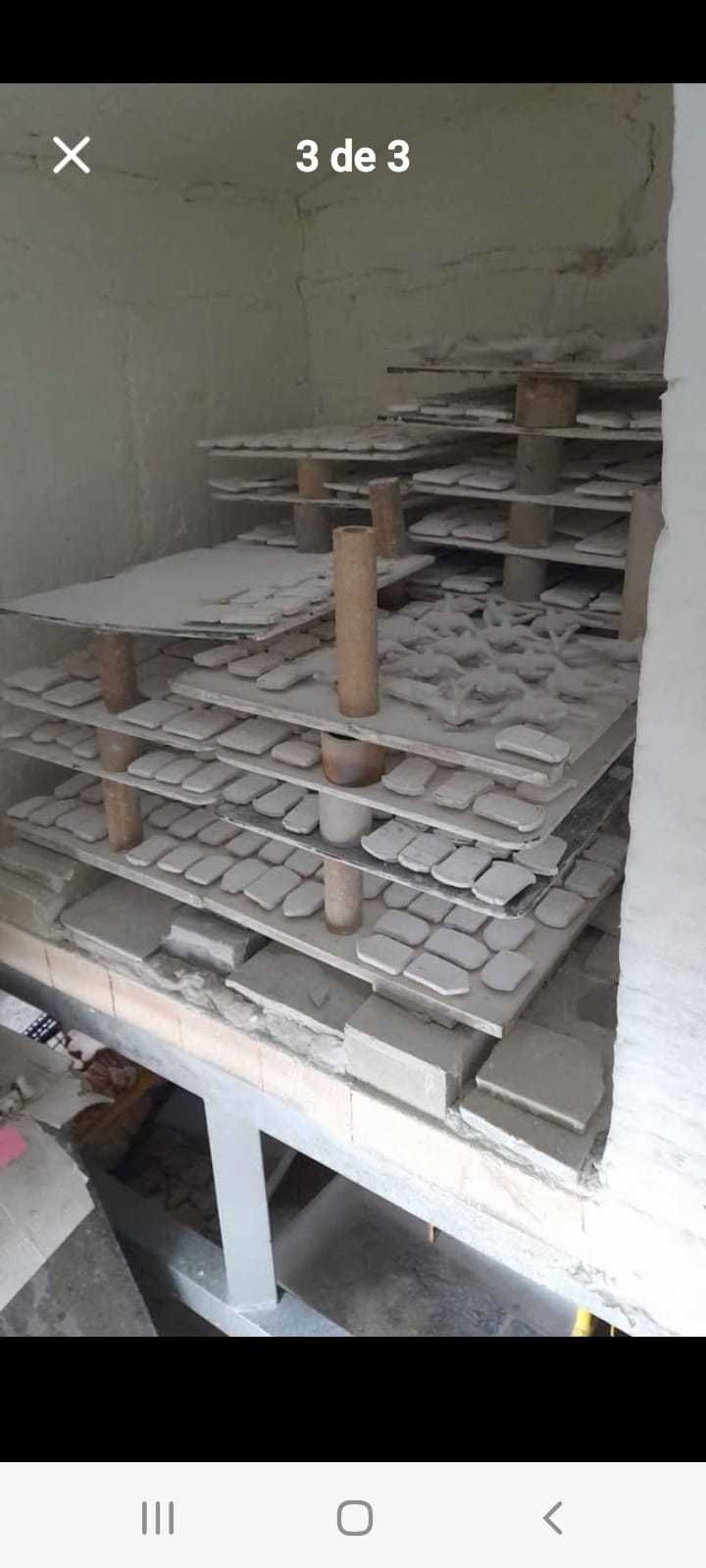 Forno Mufla a Gás para Cerâmica | 1300°C | Com Mobília e Instalação