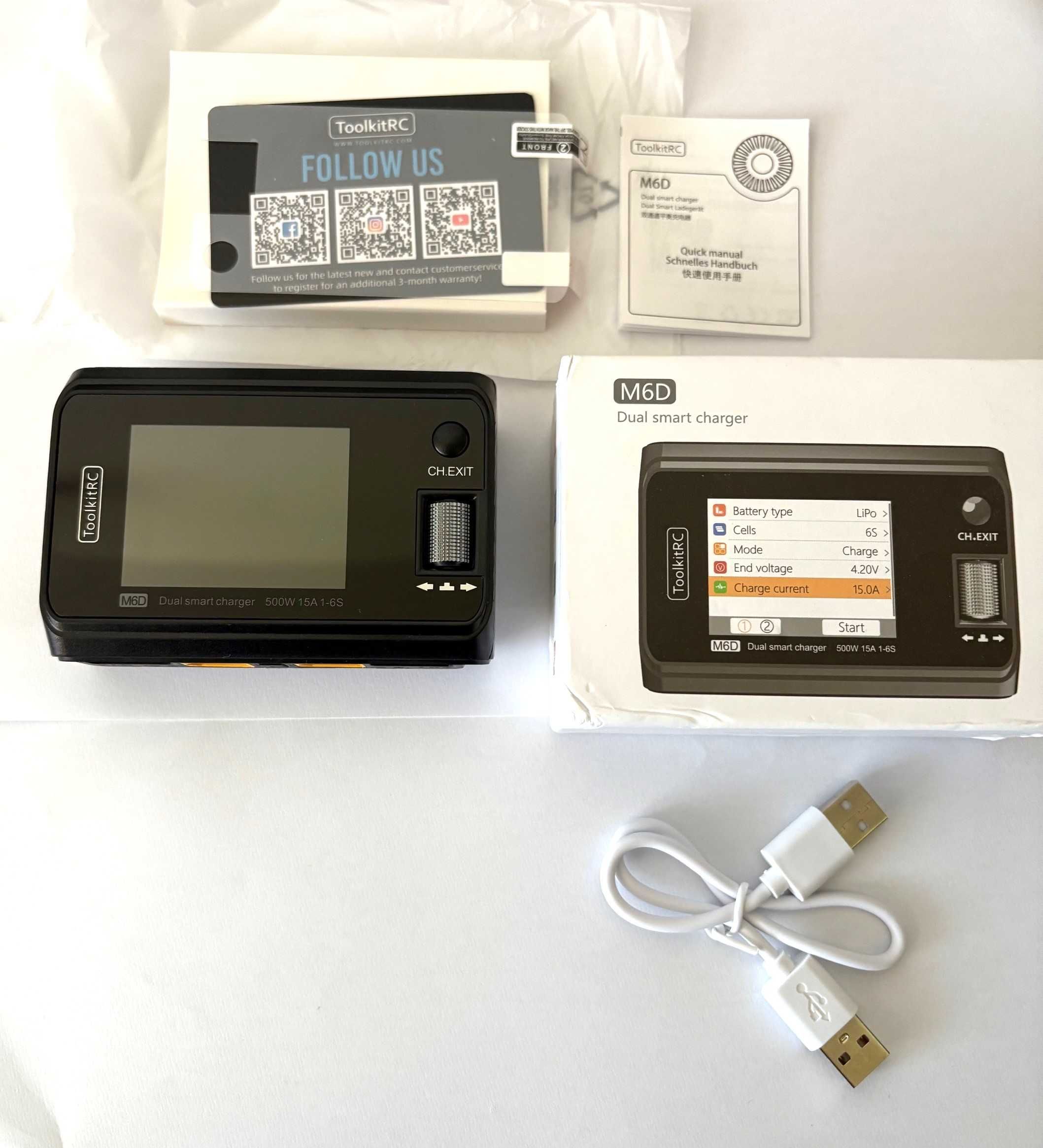 Ładowarka Toolkit RC M6D nowa
