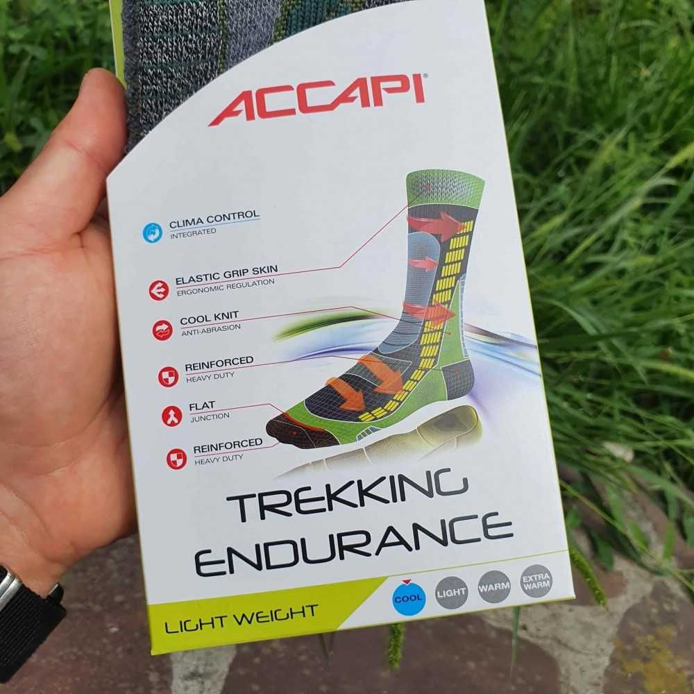 Трекінгові шкарпетки Accapi Trekking Endurance Coolmax | Military