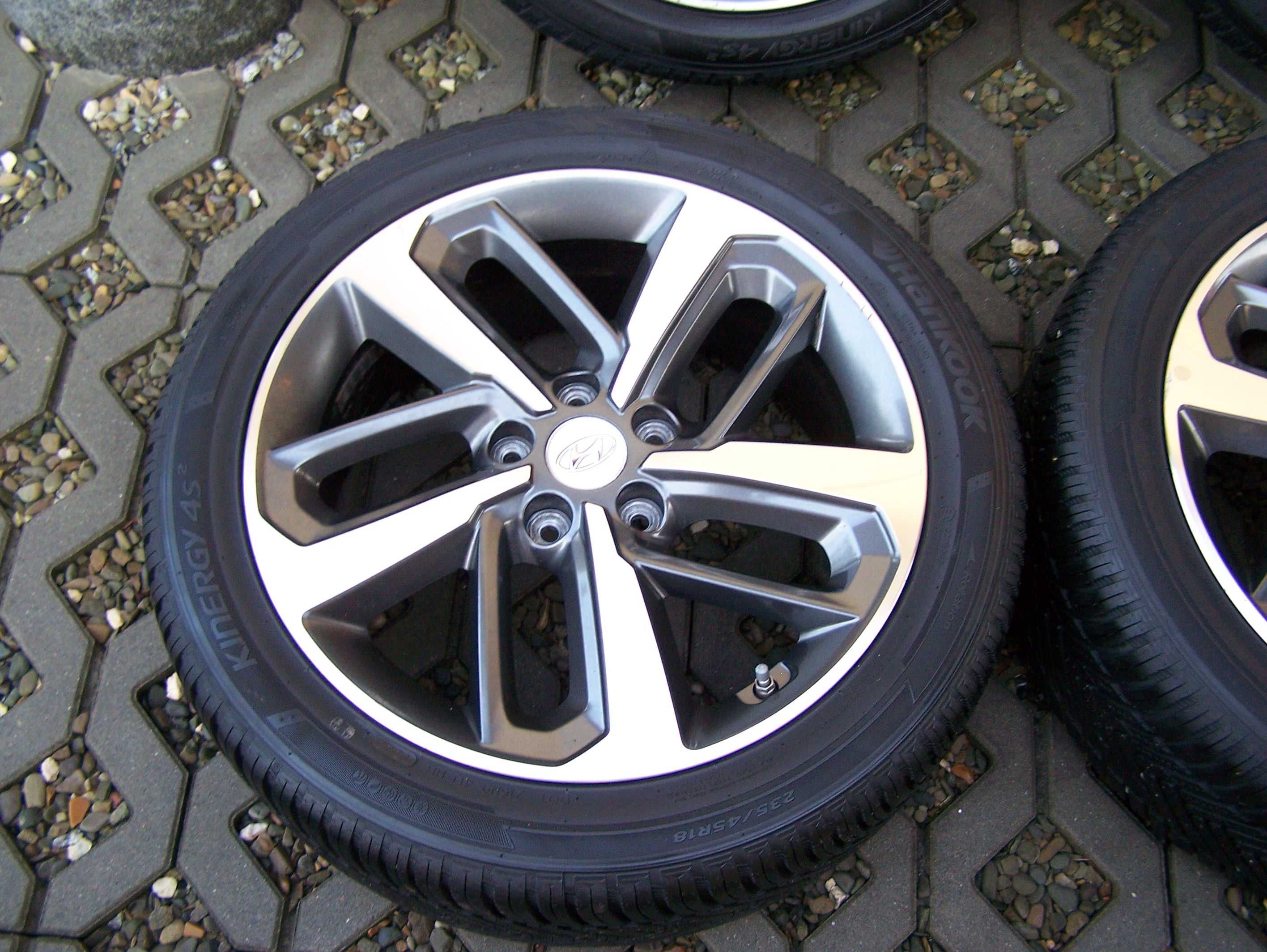 Perfekcyjne Koła Aluminiowe 18' Całoroczne TPMS Hyundai KONA  2023 Rok