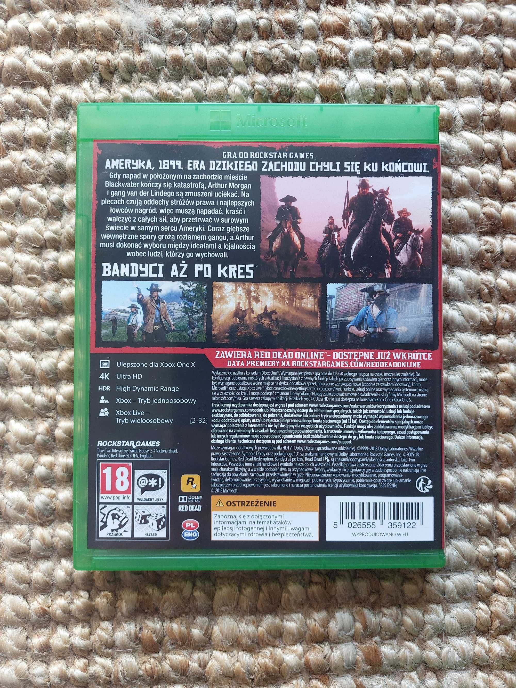 Red dead redemption 2 xbox one