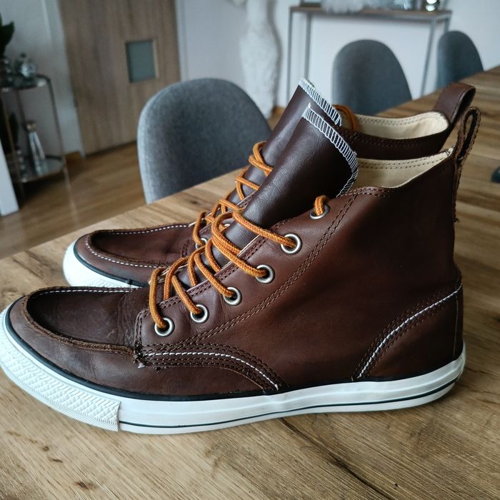 Trampki all Star Converse Chuck Taylor 43 brązowe skórzane