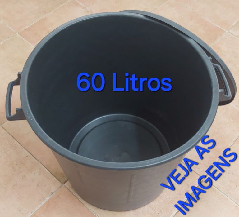 BALDE DE 60Lt EM PVC , MULTIUSOS.Casa,Quarto,Construção,Arrumação.