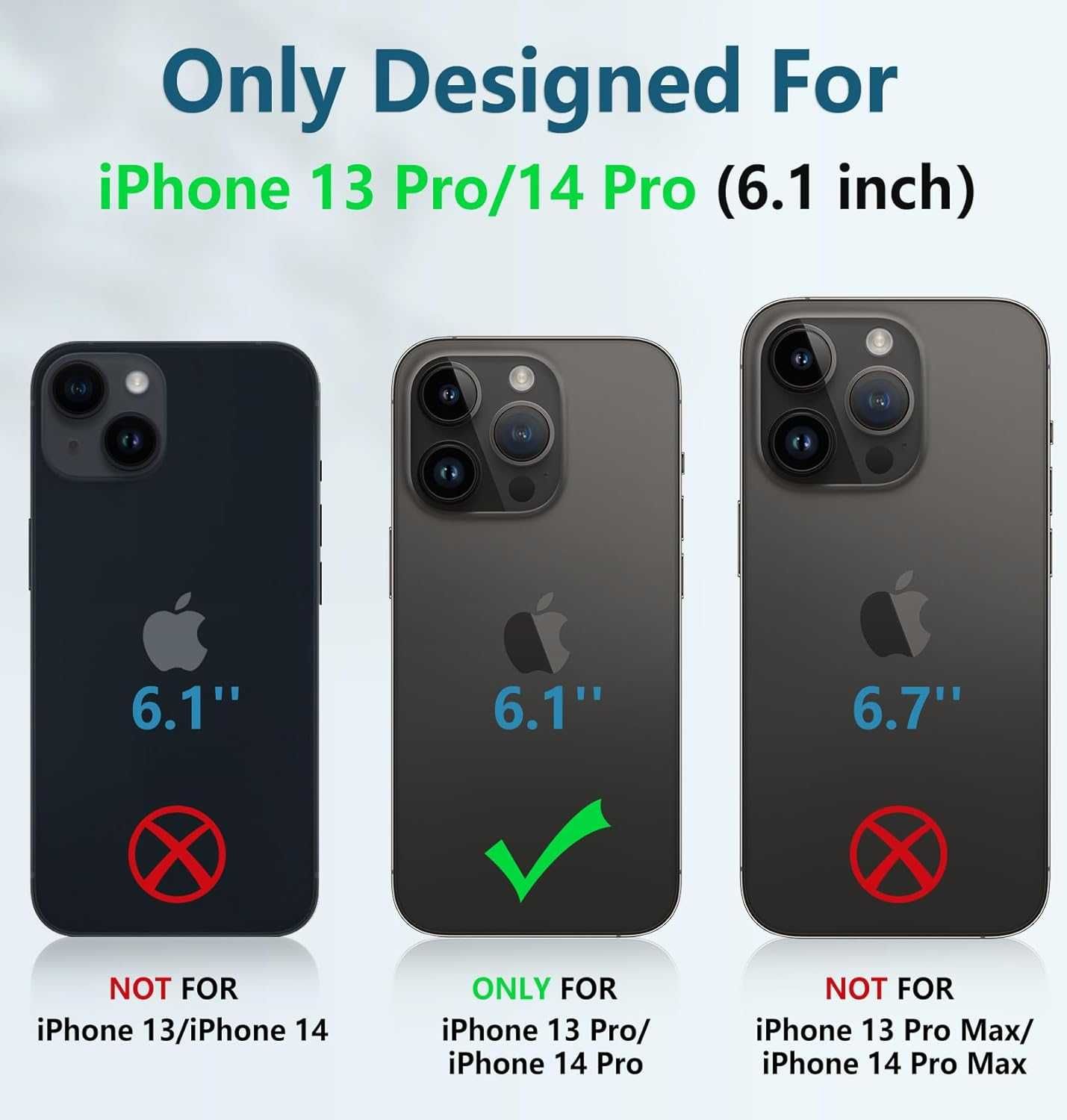 FNTCASE etui do IPHONE 13 PRO 14 PRO osłona aparatu pancerne +  szkło