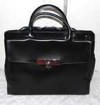 simple skóra czarna aktówka torebka skórzana torba hilfiger furla